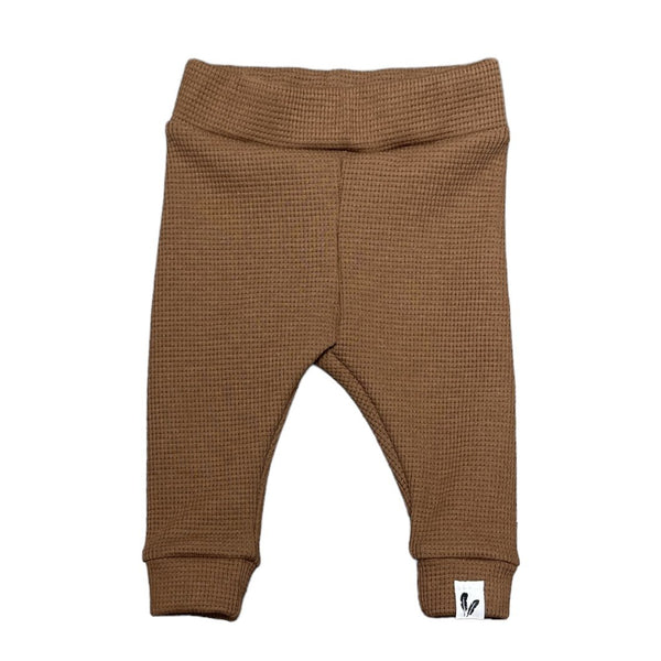 Newborn pants waffle brown