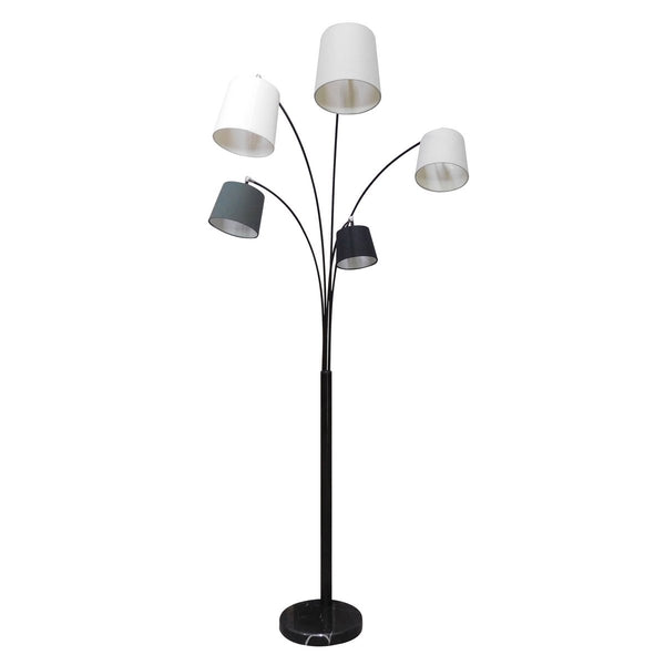 5-flame arc lamp