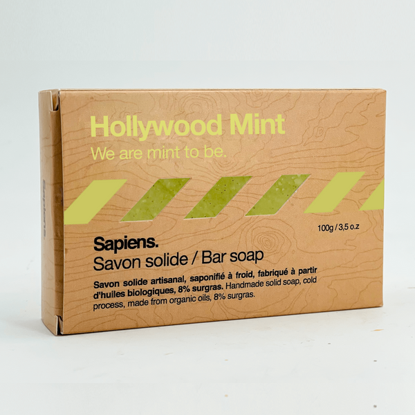 Solid soap for men 100g - Hollywood Mint