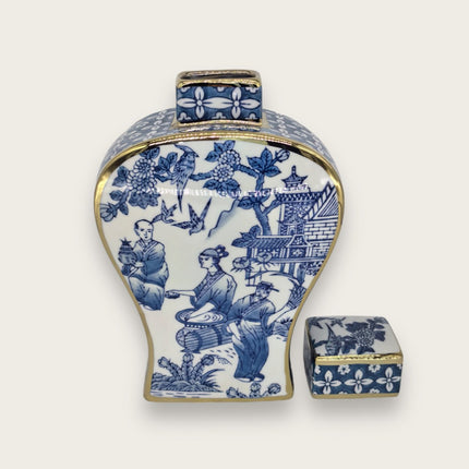Nieuwe Chinese Stijl Oosterse Parijse Delftsblauwe Vazen Hoog