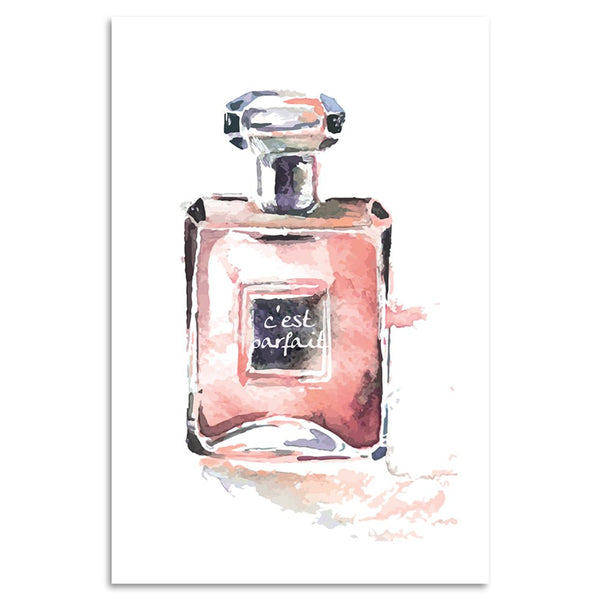 Canvas print - Rose perfume