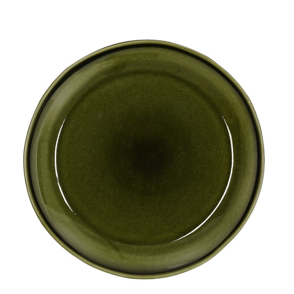 Rhea Dinner plate - Ø28 cm - Ceramic - Green