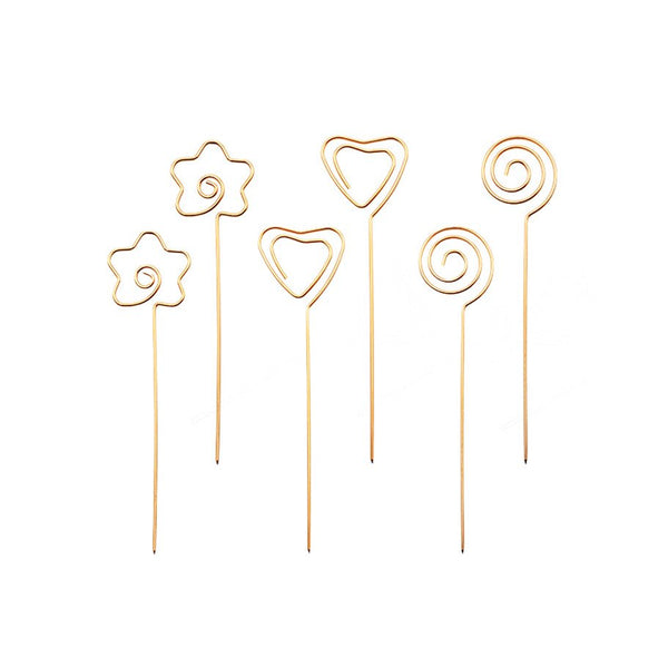 GOLDEN APERITIF PICKS - SET OF 6