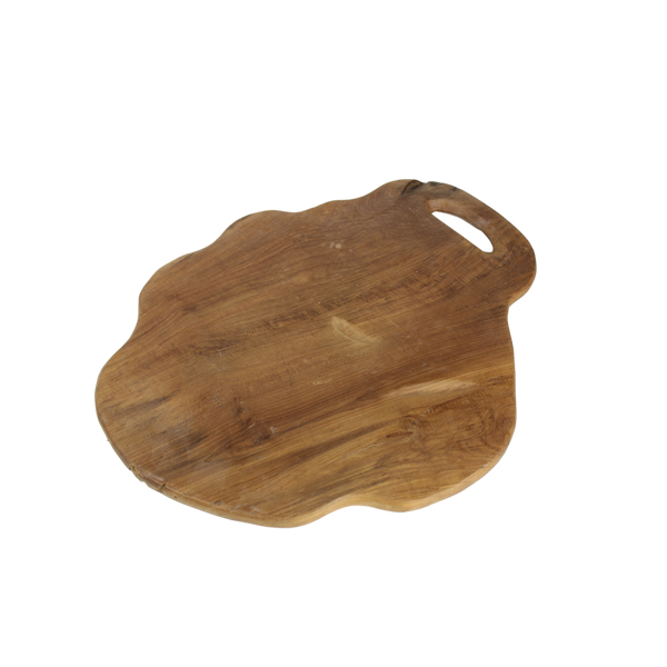 Serving platter large - natural - teak