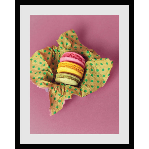 Frame picture - macarons