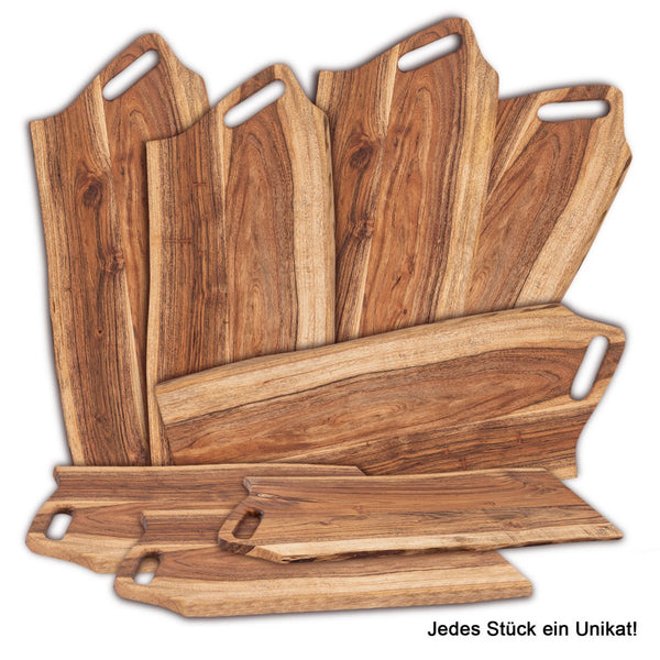 Serving board decorative tray Masterbox 8-piece Viking 60x23cm decorative board solid acacia