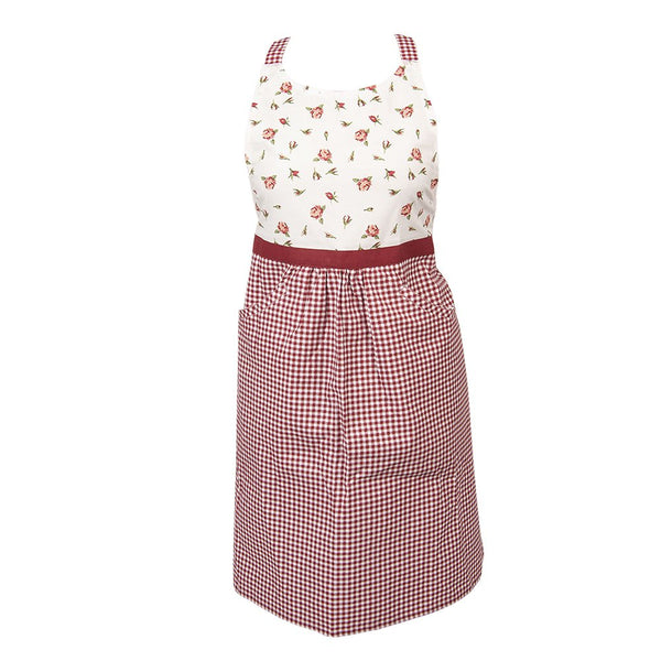 Kitchen apron Red, White, Green 70x85 cm