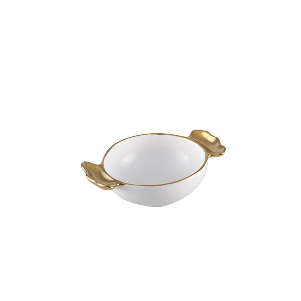 CANDY CUP GOLDEN HANDLES 11X11x5CM