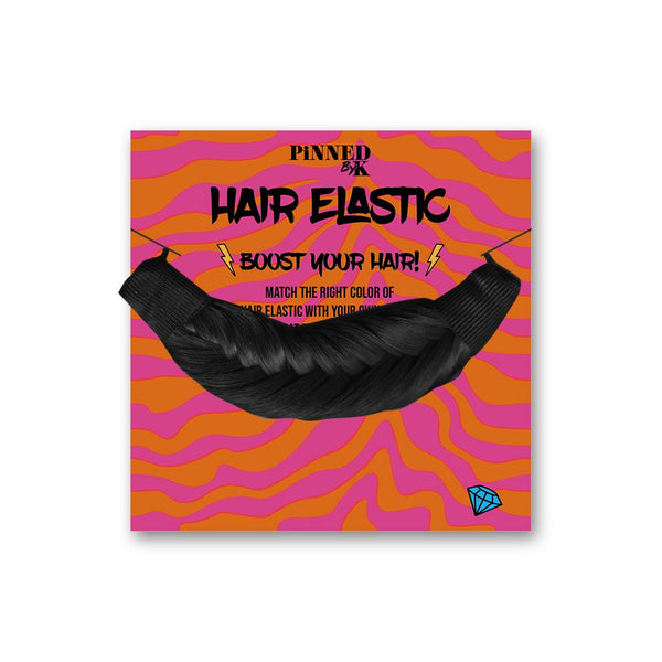 Hair Elastic Weaved - Dark Chocolate