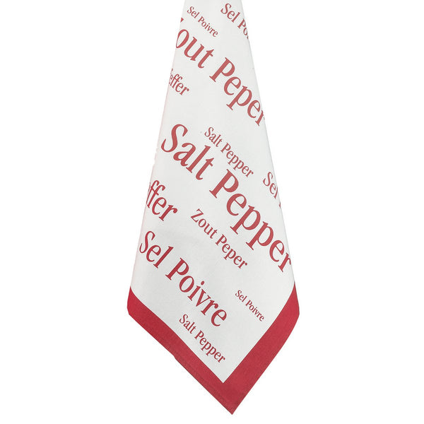 Salt & Red Pepper Printed Tea Towel