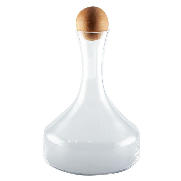 DECANT CARAFE WITH WOODEN CAP