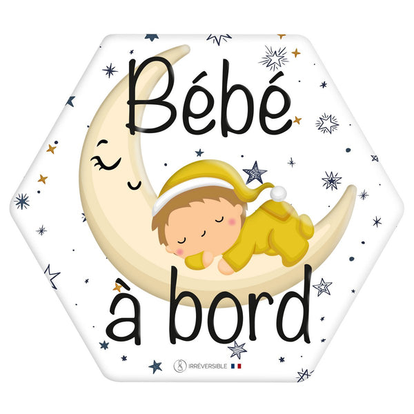 Sticker “Baby on Board” Moonlight