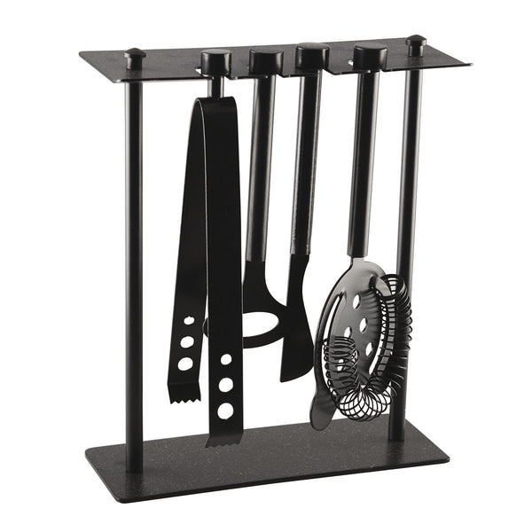 BAR TOOLS ON 5 PIECE BLACK COLOR SUPPORT