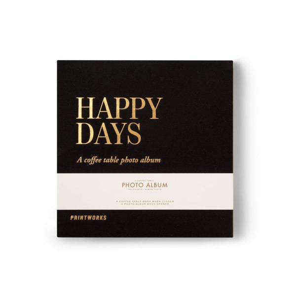 Printworks Photo Album - Happy Days (S) - Black