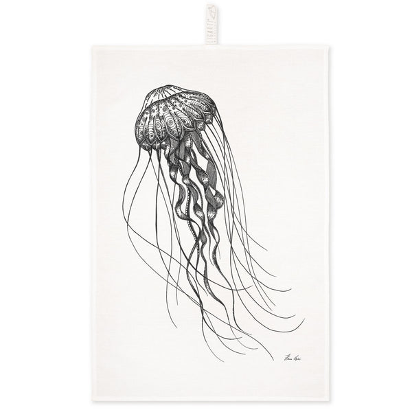 Tea Towel – Deep Sea Jellyfish