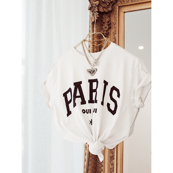 T-shirt Paris Oui Oui Black