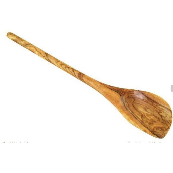 Cooking spoon with corner (30 cm) made of olive wood