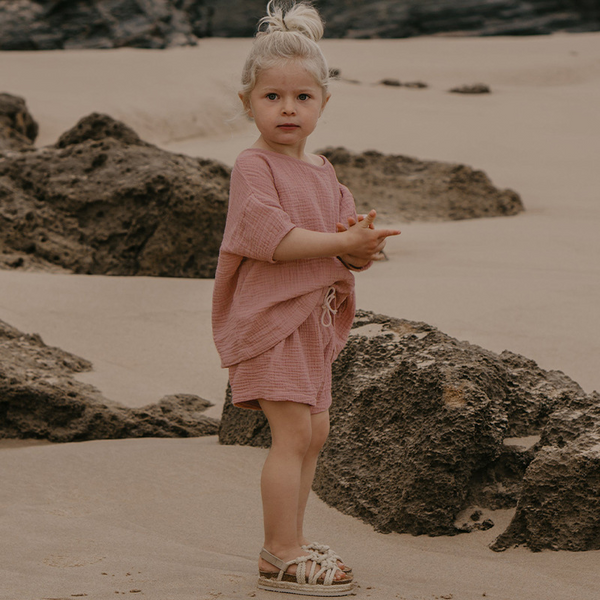 Annie & Charles® children's summer clothing made from organic cotton