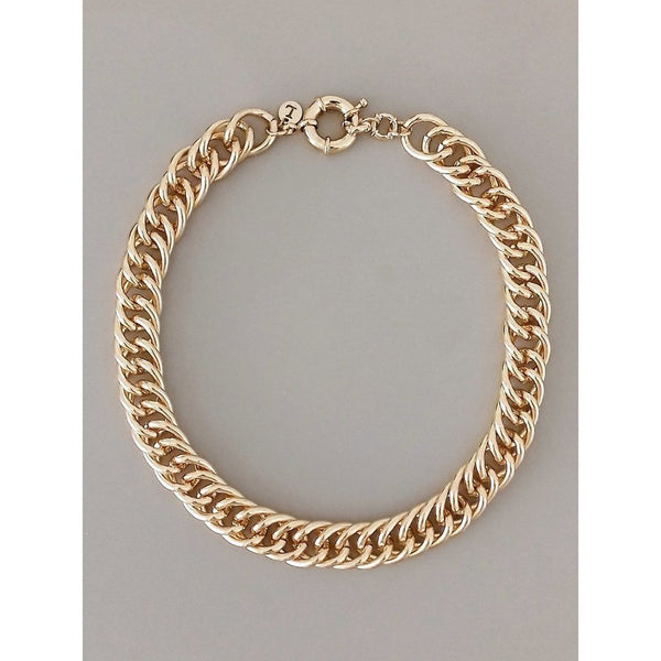 Charley Chain-link Necklace Gold