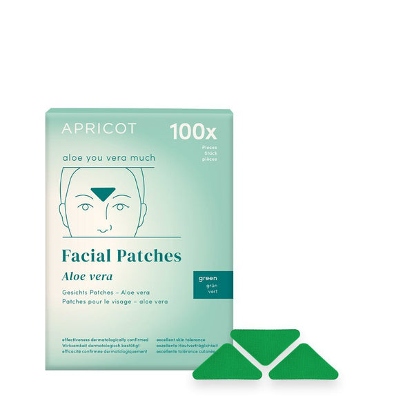 NEW - APRICOT Facial Patches Aloe Vera  "aloe you vera much" - x100