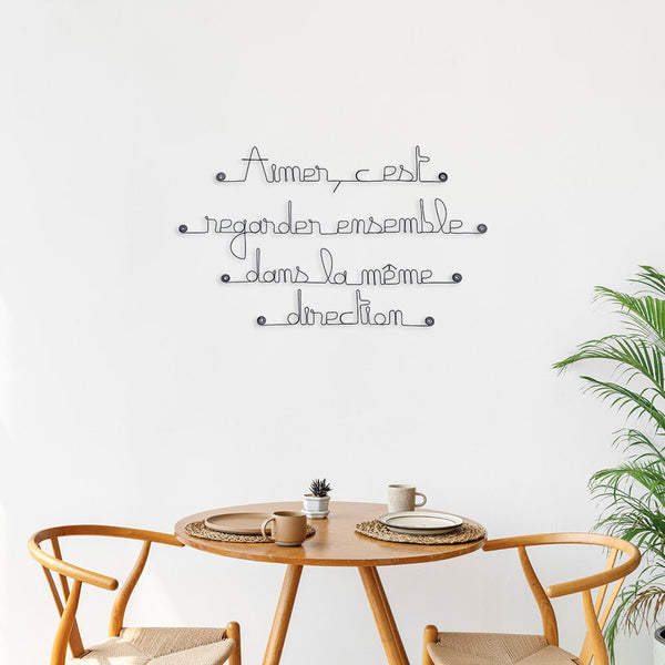 Wall quote Love for Couple