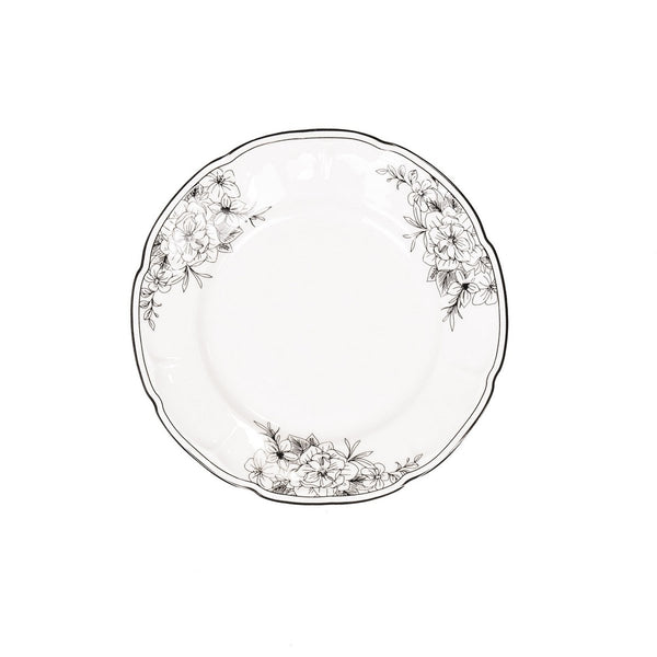 Plate - Les Fleurs - Newbone China - 10x15x1,5cm