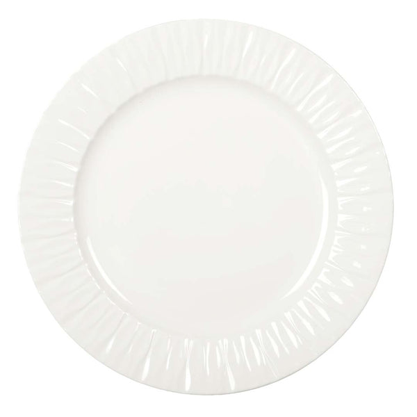 WHITE PRESENTATION PLATE LILIA 30.4X30.4X3CM