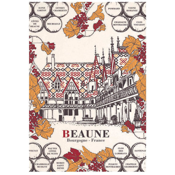 Beaune tea towel