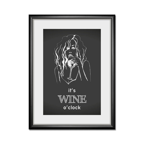 Frame picture - Its Wine OClock