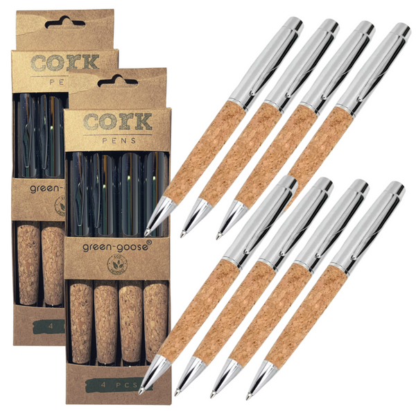 green-goose Cork Pen | 8 Pieces