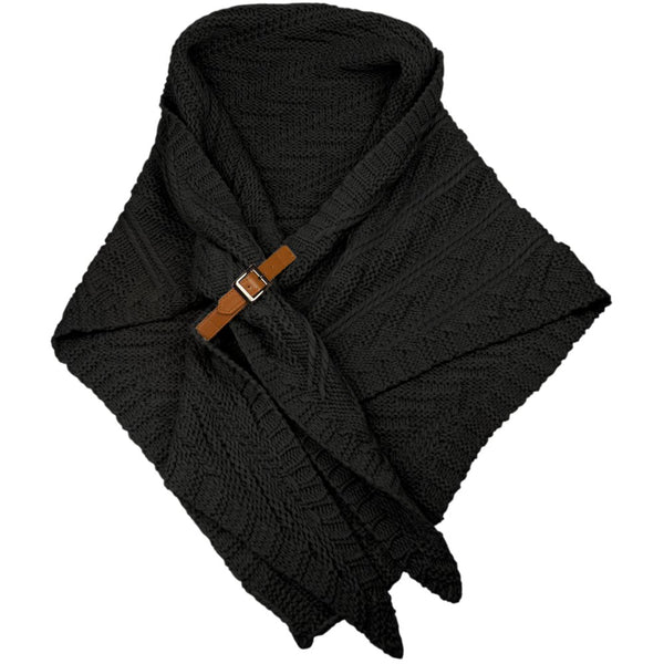 Fleur shawl - BLACK