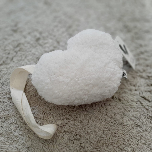 Pacifier cuddly "Love you" ecru