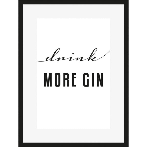 Frame picture - Drink More Gin