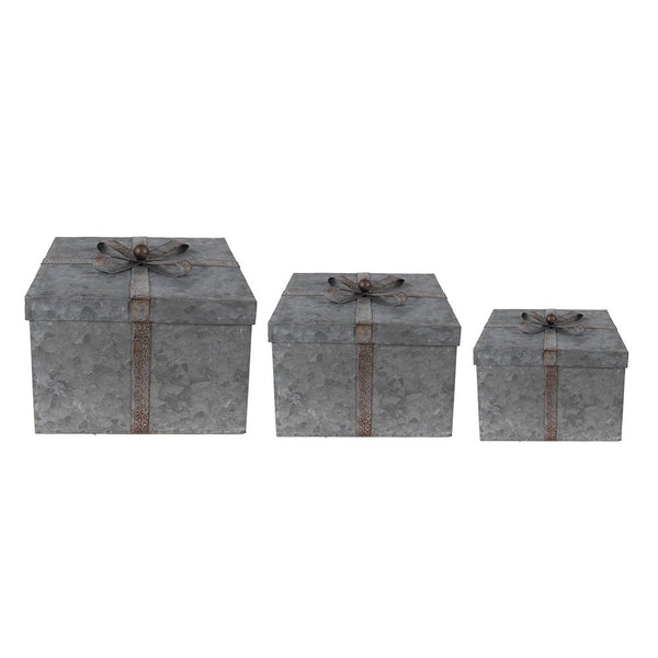 Storage box Gray 24x24x18 / 20x20x15 / 16x16x12 cm