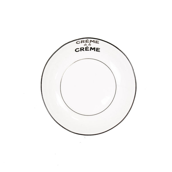 Snack Plate - Creme de la Creme - Newbone China- 9,5x9,5x2cm