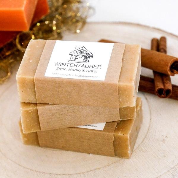 Winter magic natural soap