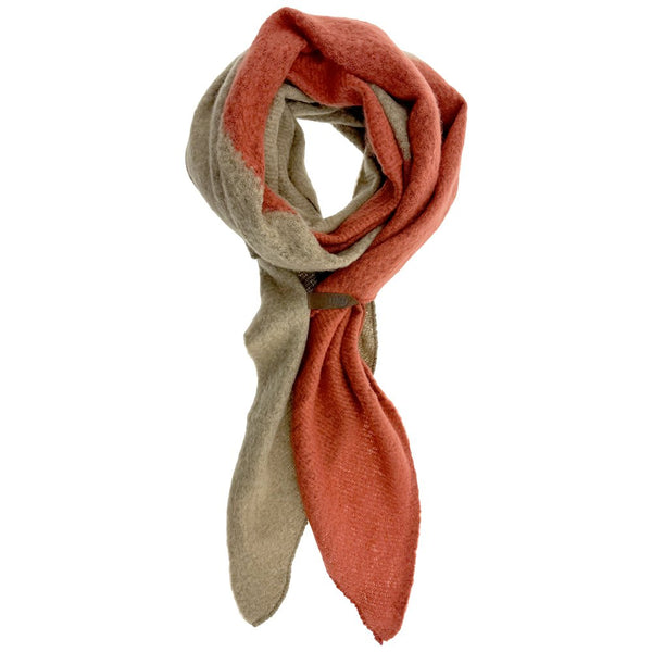 Scarf Fem Twin - Camel Rust