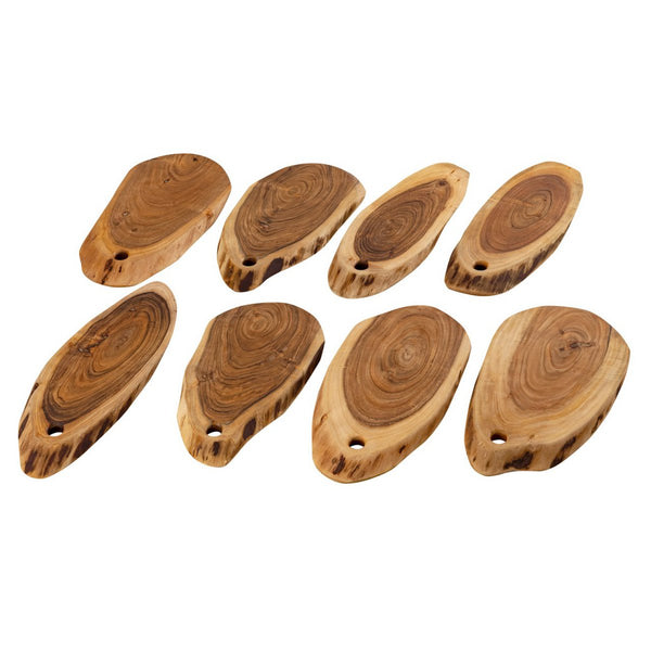 Serving board tree disc 4- or 8-part chopping board wood serving tray decorative acacia solid