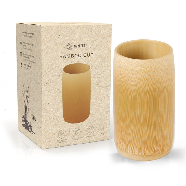 Natural Bamboo Cup • Plastic Free • Sustainable