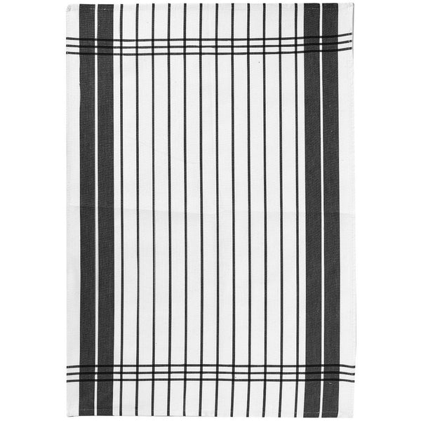 Tea towel Small Stripes black