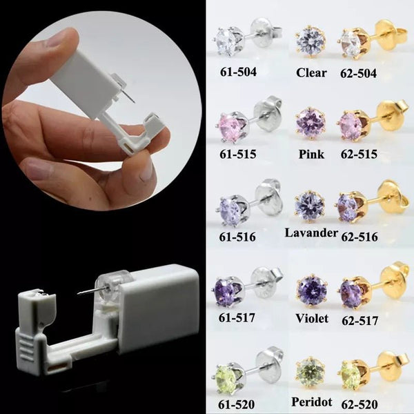 Crystal 5 mm Ear Piercing Unit