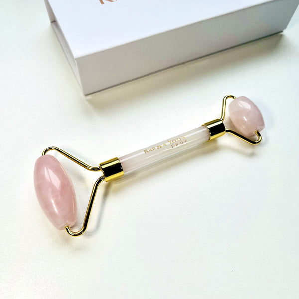 Massage Roller - Rose Quartz