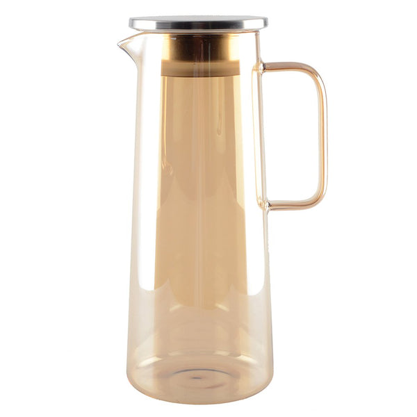 GOLD GLASS PITCHER