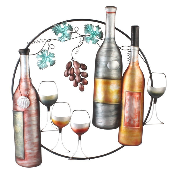 Round of wines - 71x71 cm