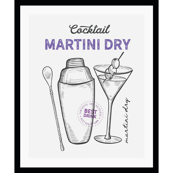 Frame picture - Cocktail Martini Dry