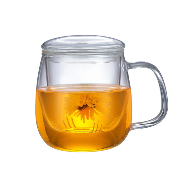 MUG A INFUSION EN VERRE AVEC FILTRE EN VERRE 550ML