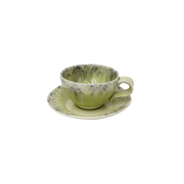 MADEIRA Tea cup and saucer 0.25 L Lemon Green  DECS 03