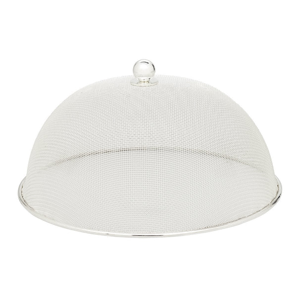 Protective hood Classic (ø 30 cm, H 16 cm), noble silver-plated, tarnish-proof, dining screen fly hood