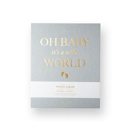 Printworks Photo Album - Baby it's a Wild World - Grey