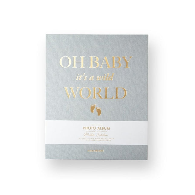 Printworks Photo Album - Baby it's a Wild World - Grey